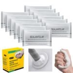 Waterproof Sealant Putty 12-Pack, White Repair Sealing Clay for Drain Pipes, Wall Holes and Air Conditioner Openings
