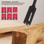 80-Piece Premium Magnetic Impact Nut Driver Set Metric & SAE with Socket Adapters, Bit Holder, Wing Nut Driver, Universal Sockets, Quick Release Extension, Power Bits - Image 7